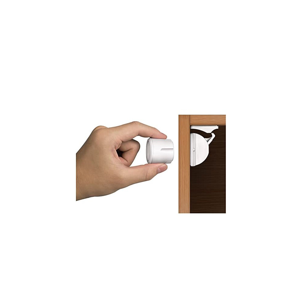 Child & Baby Safety Proof Magnetic Cupboard Locks (8 Locks & 2 Keys), Easy Install In Seconds, Invisible Child Safety Locks For Cabinets And Drawers, Norjews