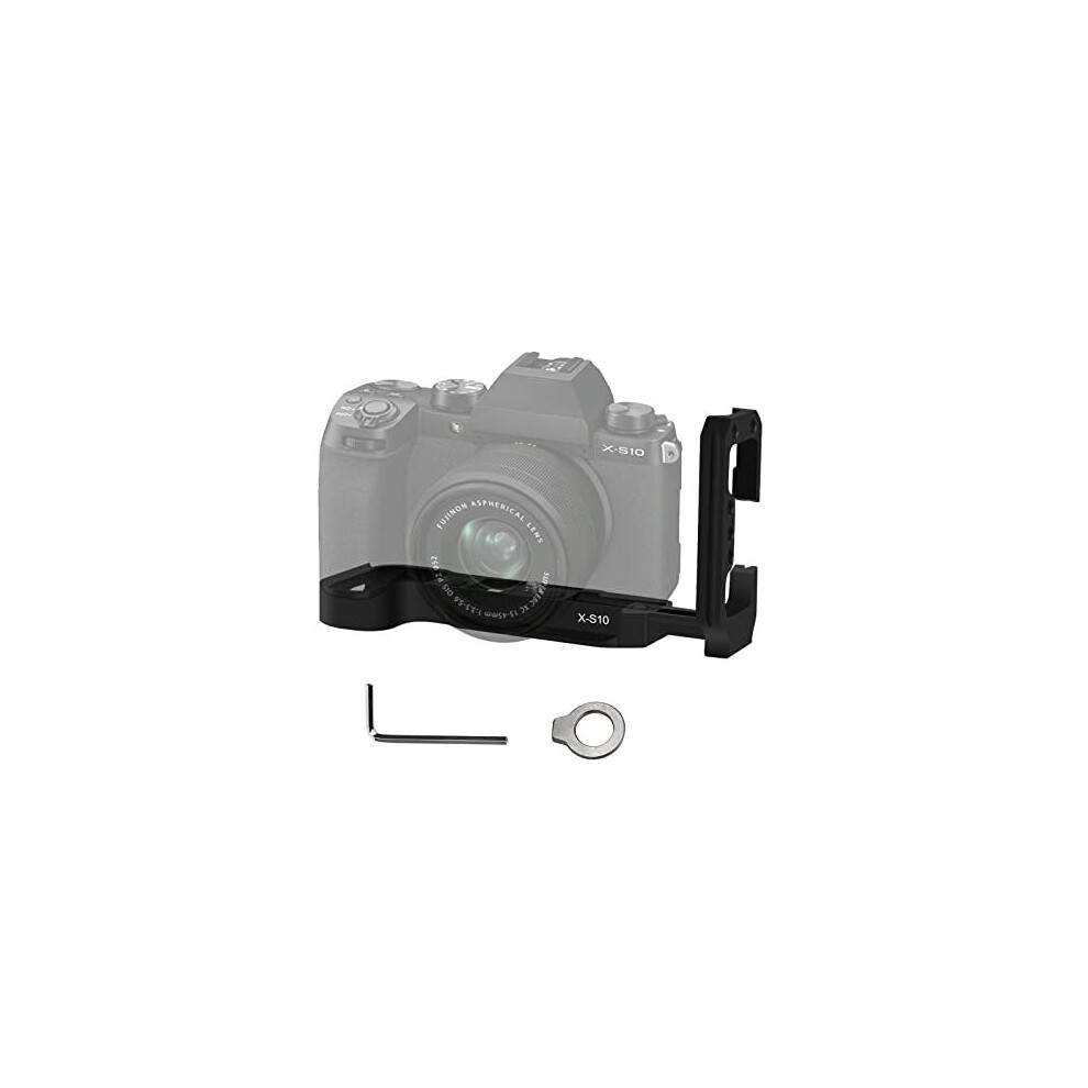 Xs10 X-S10 Vertical Shoot L Plate Hand Grip Extended Version Xs10 X-S10 Quick Release L Plate Camera Bracket Holder For Fujifilm X-S10 5011145487323