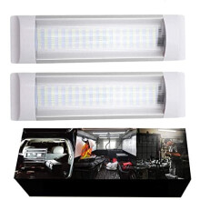 12V 72LED Interior Lights 2Pack, 4W LED RV Ceiling Roof Lights Bar Lamp with On/Off Switch, LED Interior Lighting for Car Camper Van Bus Caravan Boat