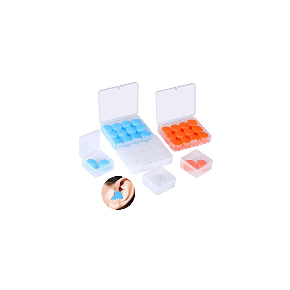 Zhibeisai 21 Pairs Silicone Earplugs For Sleeping Noise Cancelling Sound Blocking Silicone Ear Gels Deep Sleep Silicone Ear Plugs Reusable Noise Cancelling