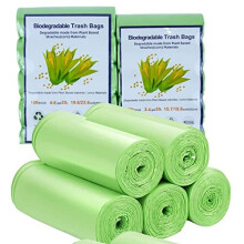 Bin bags trash bags 10L-15L, Biodegradable bin Bags 100PCS Bin Liners(2.6-4gal), Small Pedal Trash Bags for Office, Bathroom Kitchen,45x50cm