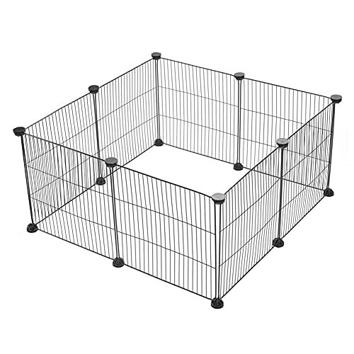 Pet Playpen, DIY Small Animal Cage for Indoor Outdoor Use, Portable