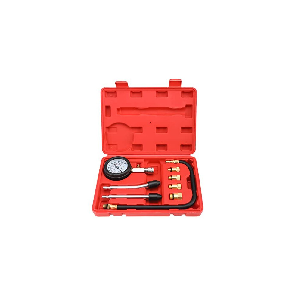 Photos - Car Service Station Equipment 8PCS Petrol Engine Cylinder Compression Tester Tool Kit, M10/M12/M14/M18 Compression Gauge Pressure Test Diagnostic Tool Set