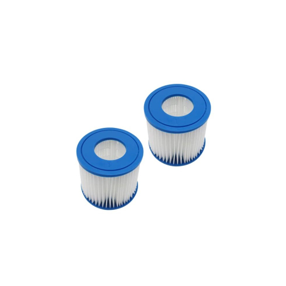 Swimming Pool Filter Cartridge Compatible with Best-way 58381 Filter Pump, Pack of 2 Repalcement Filter Compatible with Flowclear Type I
