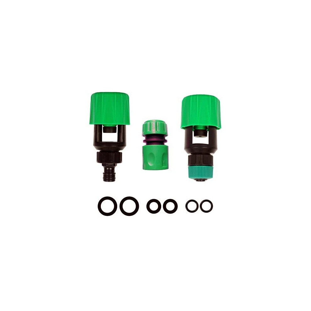 Mixer Tap Hose Connectors Set,Hose to Tap Hose Connectors,Hose Adapter for Kitchen Tap,Universal Adjustable Hose Pipe Tap Connector Kitchen Sink,Tap