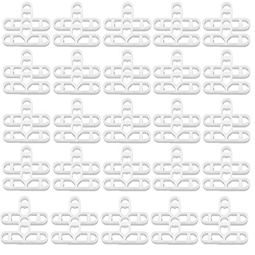 200 Pcs Tile Spacers 10mm Paving Slabs Spacers Plastic Tiling Spacers T Shape Joints Hollow Structure, for Floor Wall Tiler Decking Tiles Garden Brick