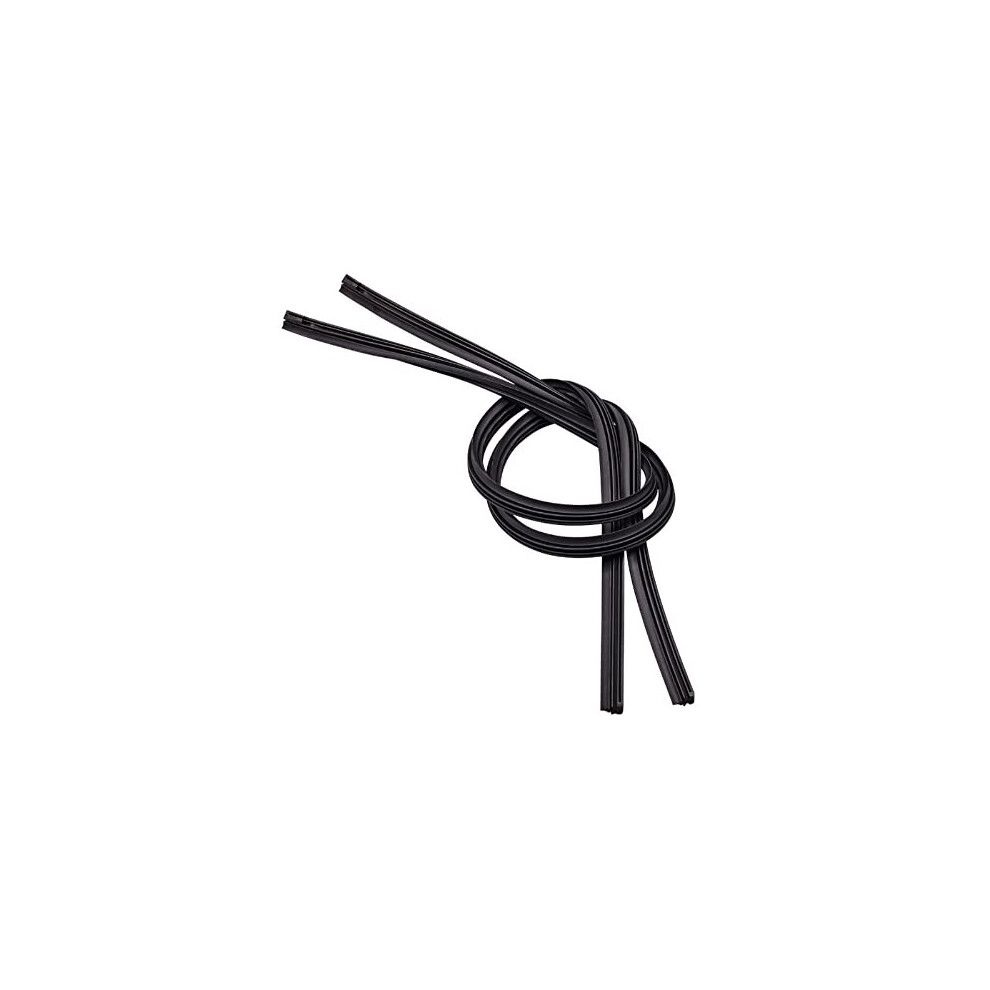 Cuttable Wiper Blade Rubber Refills, Universal Car Windscreen Wiper Blade Refills 2Pcs Windshield Rubber Strip 5011145486708