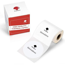 M110 120 M220 M200 Labels Round Label for Phomemo Label Printer,50 x 50mm (1.96" x 1.96") Thermal Sticker Paper M110 Labels Paper Easy to use for