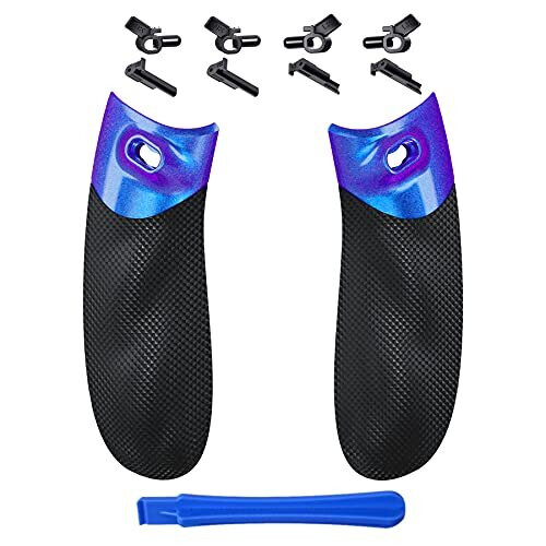 FLEXOR Rubberized Side Rails Grips Trigger Stop Kit for Xbox Series X/S Controller, Ergonomic Trigger Stopper Handle Grips for Xbox Core Controller ? 1