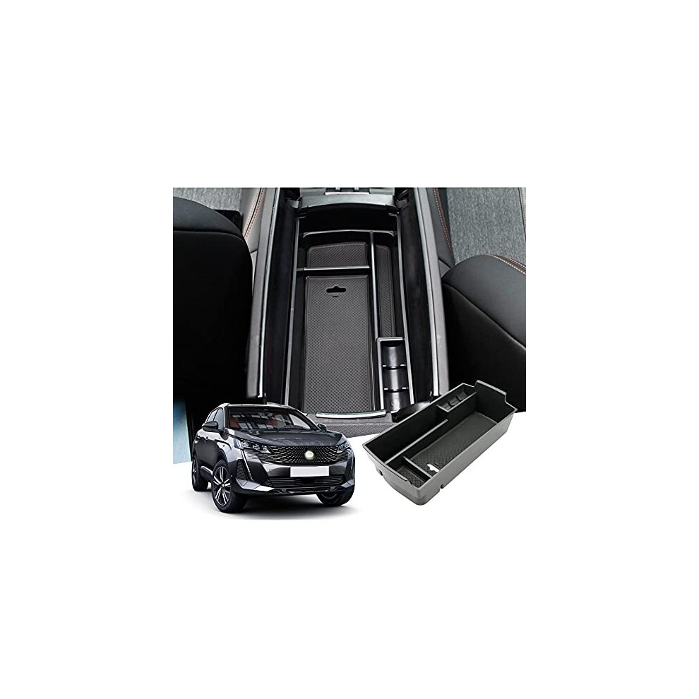 2016-2022 2023 Peugeot 3008 5008/Citroe-N C5 Aircross/Ds7 Crossback Centre Console Storage Box, Armrest Tray Organiser, Centre Armrest Glove Box 5011145505607