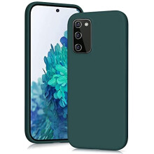 Silicone Case for Samsung Galaxy S20 FE 2020/2022, Soft-Touch, Shockproof, Antiskid Full Body Armour Phone Cover for Samsung Galaxy S20 FE 5G - Pine