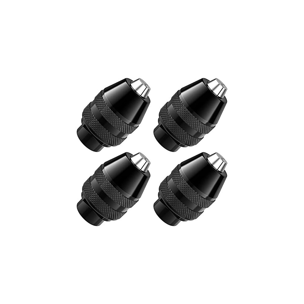 4486 Multi Chuck For Dremel 4 Pack, Mellbree 0.8-3.2Mm Drill Keyless Bit Chuck Shank Rotary Tool Change Kit Compatible For Dremel 4486 Part Rotary 5011145512223