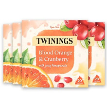 Blood Orange, Cranberry & Pomegranate Fruit Tea, 80 Tea Bags (Multipack of 4 x 20 Tea bags)