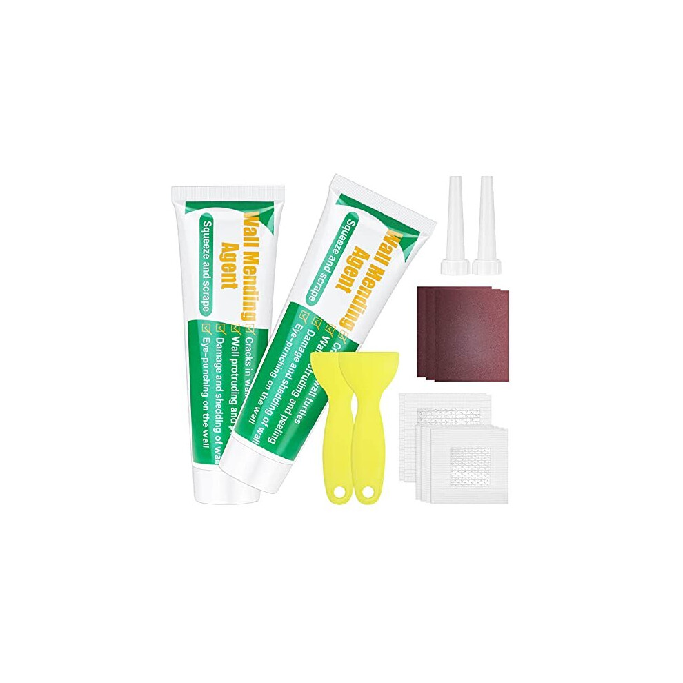 Drywall Repair Kit, Caffox Drywall Hole Patch Kit Spackle Puddy Wall Repair Large Hole Patch Kit, Wall Mending Agent With Scraper Easy To Fill The 5011145515033