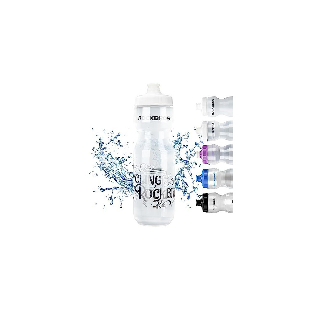 Bicycle Water Bottle 750 ml Large Water Bottle BPA-Free Sports Drinks Bottle for Cycling, Fitness, Hiking