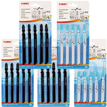 T-Shank Jigsaw Blade Set, 25 Pcs Jigsaw Blades for Wood, Fast Cut Reciprocating Saw Blades, Sharp Jigsaw Blade Metal, Plastic and Metal Cutting