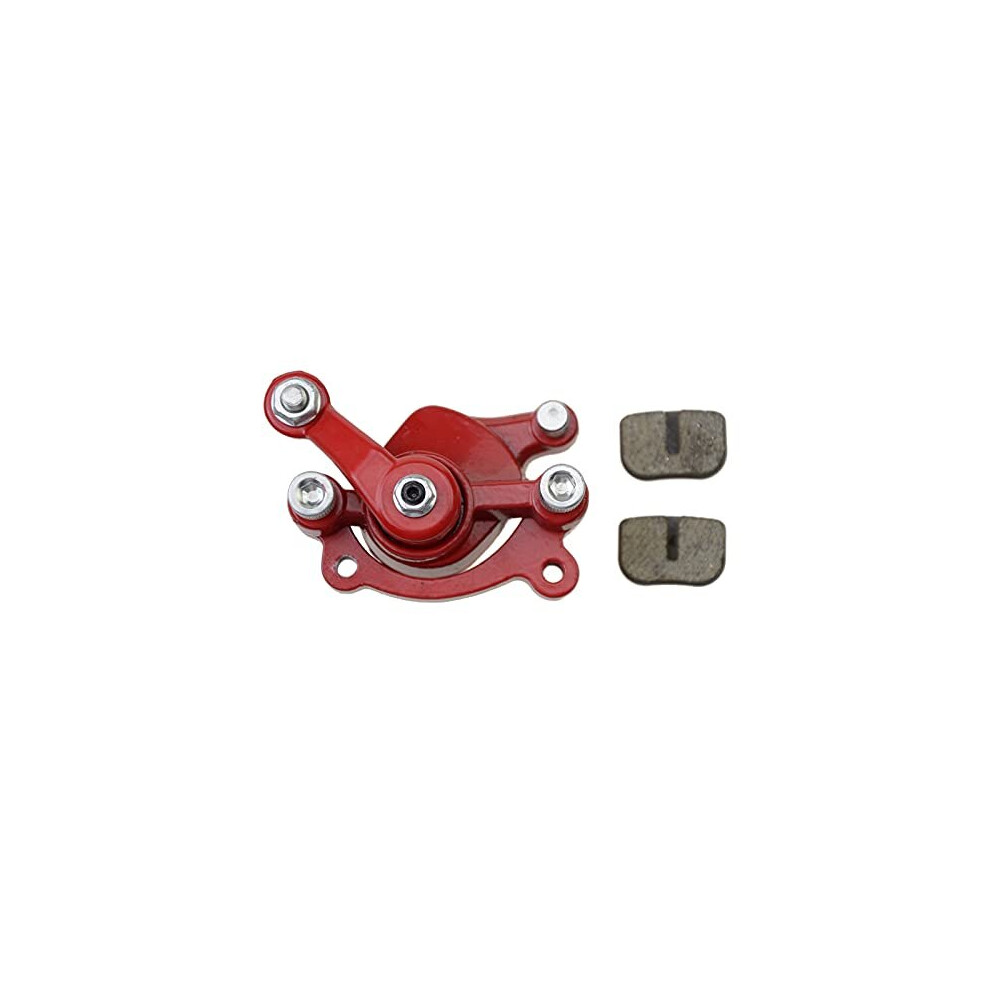 Rear Disc Brake Caliper Replacement For 2 Stroke 47Cc 49Cc Pocket Bike Motovox Mbx10 Mbx11 Atv Quad Dirt Pocket Mini Bike Motorcycle Motocross Red 5011145515972