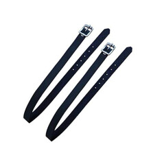2 Pcs Spur Straps, Horse Riding Straps With Buckle Solid Equestrian Spurs PU Leather Riding Sports Accessories Lady Spur Straps