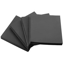 4Pcs Foam Sheets Self Adhesive 150mm Longx150mm Widex20mm Thick Closed Cell Foam Neoprene Rubber Sheets Insulation Anti Vibration Non-Slip Foam Rubber