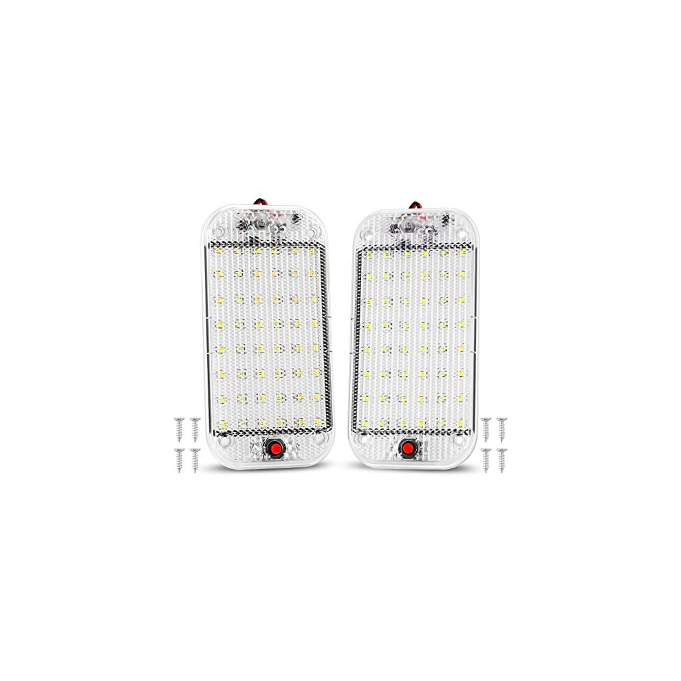 Led Interior 10W 48 Led Universal Bright Interior With On/Off Switch For 12V-85V Car Van Truck Lorry Camper Boat Caravan Motorhome Dome Light 5011145522642