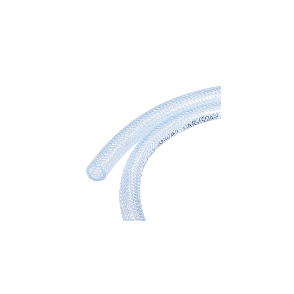 Braided Reinforced Pvc Tubing 10Mm Id 15Mm Od 1M Transparent High Pressure For Water Hose 5011145523427