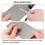 Diamond Whetstone Sharpening Stone, 170mm x 75mm 2000 Grit Sharpener Grinding Plate Abrasive Tool 5
