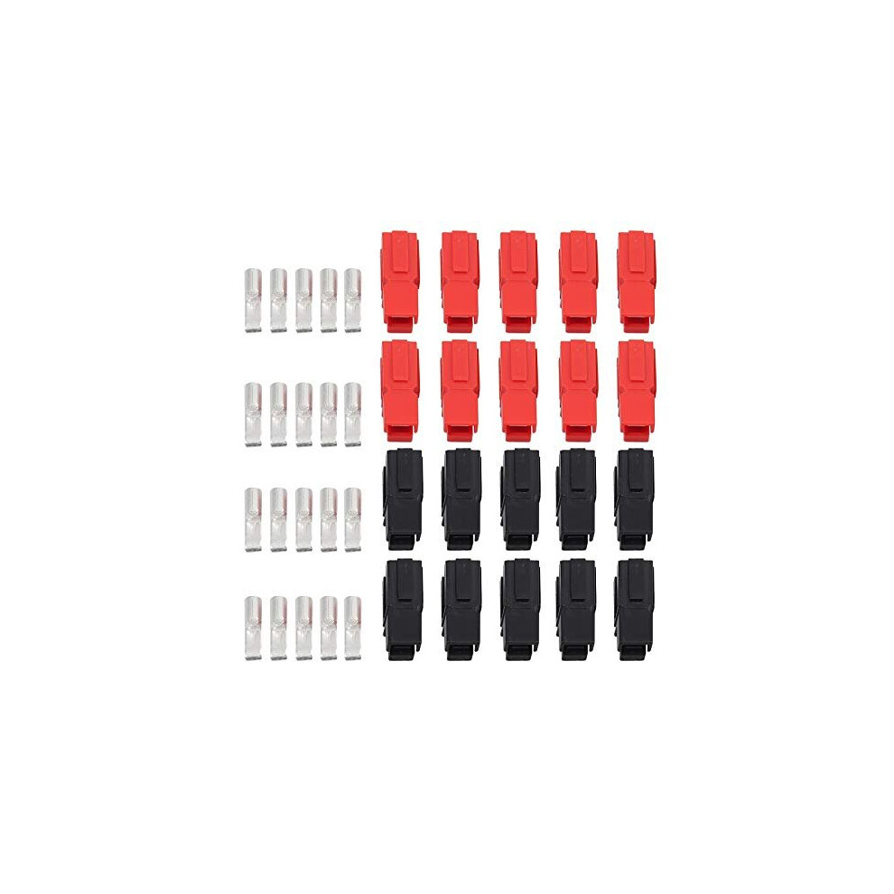 Battery Connector 30Amp, Esynic Professional 20Pcs Quick Battery Connectors For Anderson Plug Connector 30Amp 600V Electrical Connector Plug 5011145523755