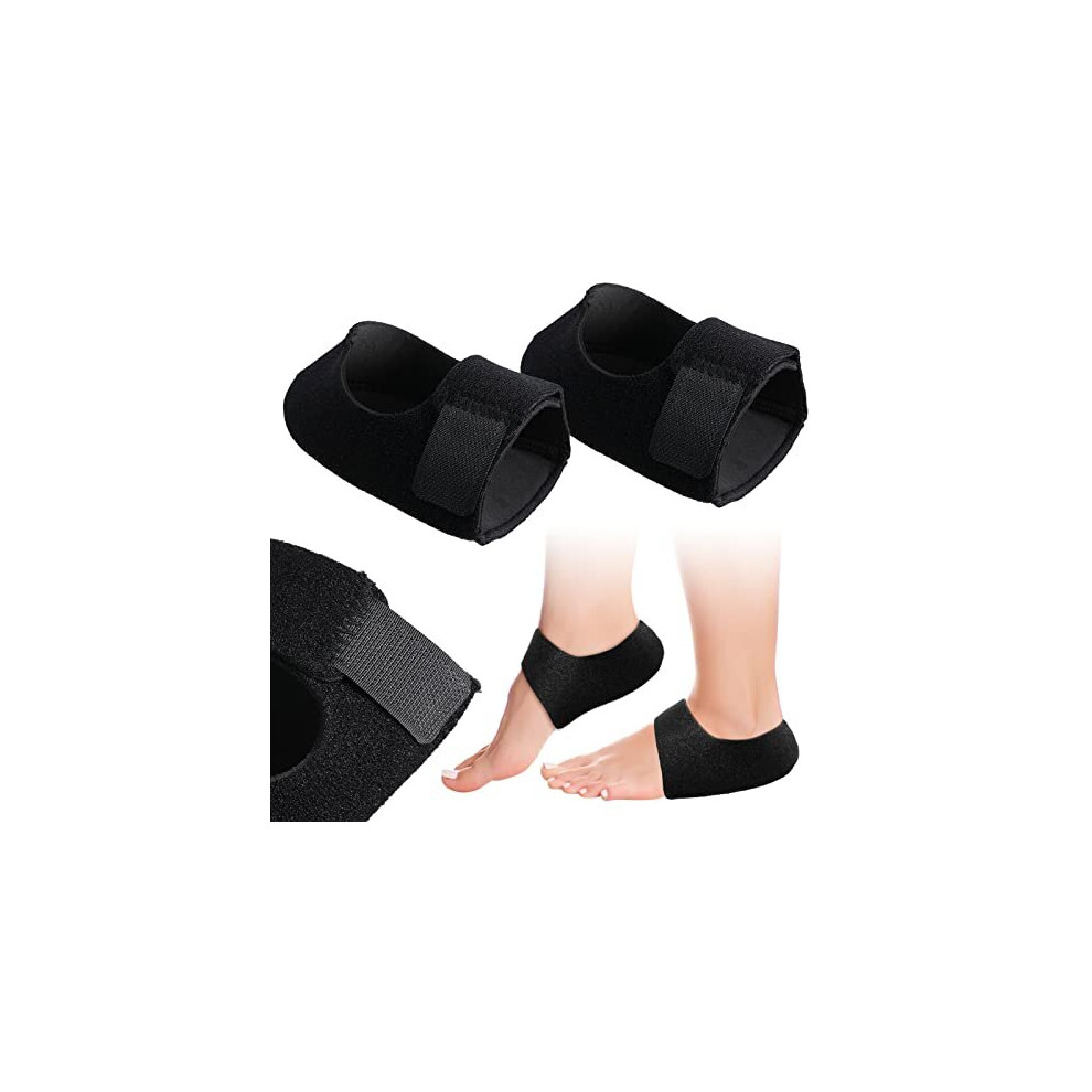 Letcdfer Heel Sleeves Cushions Gel Heel Protectors Heel Cushion Pads Heel Cups Heel Support For Plantar Fasciitis/Cracked Heels/Achilles Tendonitis/Heel Spur