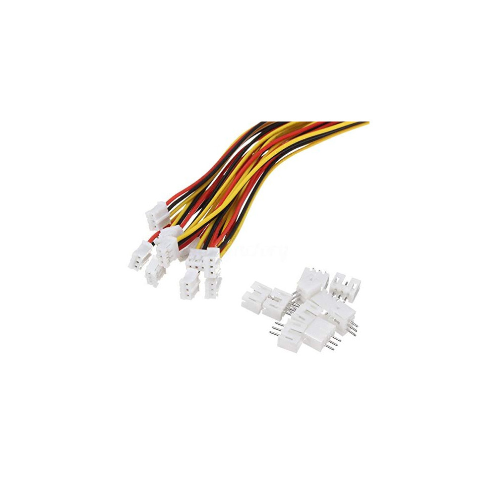 20 Sets Mini Micro Jst 2.0Mm Ph 3 Pin Connector Plug Male With 150Mm Cable & Female 5011145524349
