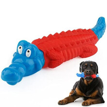 Dog Toys for Aggressive Chewers, Non Squeak Dog Chew Toys, Interactive Dog Toys, Dog Teething Toys Made with Nylon and Rubber for Small/Medium/Large