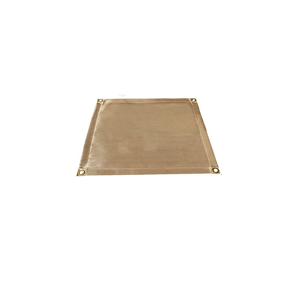 45x30cm Fire Proof Mat |Charcoal BBQ Mat | Grill Mat | Flame Retardant Cloth for Protect Deck/Patio/Grass/Wood | Foldable and Easy Carry to