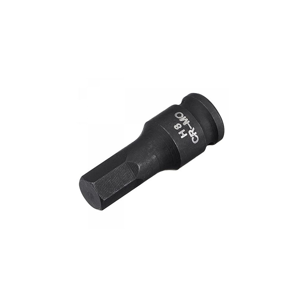 8Mm Impact Hex Bit Socket, 1/4" Square Drive 35Mm Length Cr-Mo Metric Sizes 5011145529450