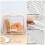 Bread Box to Keep Bread Fresh,Bread Bins for Kitchen,Bread Storage Containers,Transparent Breadbin with Dustproof Cover and Handle ,BPA-Free 3