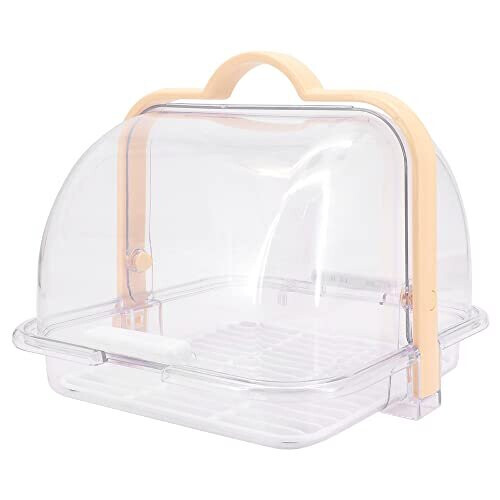 Bread Box to Keep Bread Fresh,Bread Bins for Kitchen,Bread Storage Containers,Transparent Breadbin with Dustproof Cover and Handle ,BPA-Free