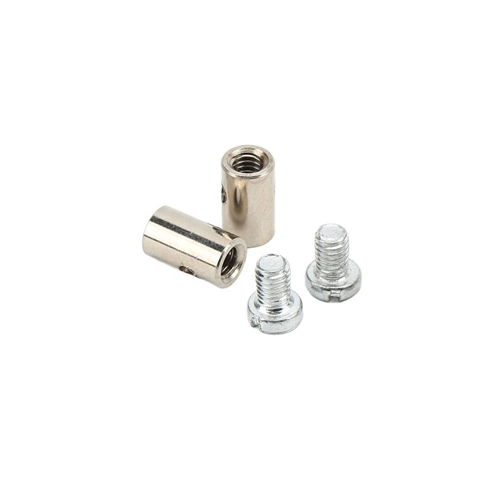 Motorcycle Solderless Nipples, 6Mm/0.2In Solderless Cable Nipple Universal Metal Brake Line Throttle Choke End For Car Motorcycle Bicycle Other 5011145536205