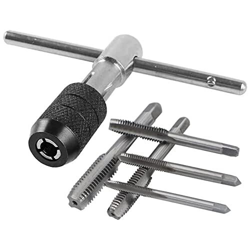 Ttap Wrench Set, Adjustable THandle Tap Ratchet Holder Wrench with