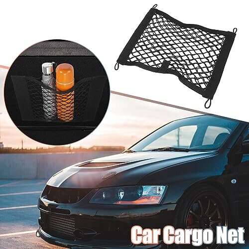 Cargo Net for Car Trunk Boats Storage Mesh Pocket Net Set 35 x 25cm 1