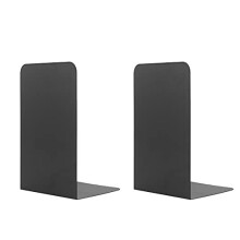 Book Ends for Shelves, MSDADA Heavy Duty Bookends for Office, School & Home, Metal Bookends for Heavy Books, Anti Slip Book Shelf Holder Bookend