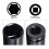 1/2" Drive Socket Accessory Set, 32mm Deep 6-Point Impact Socket 8" Length and 1/4" Hex Shank Adapter 3