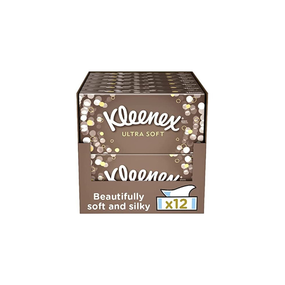 Kleenex Ultra Soft Facial Tissues - Silky, Luxurious, Gentle On Skin - Model 3210234