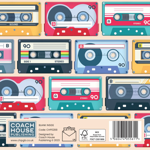 Cassette Tapes Greetings Card (150x150 blank) 2