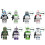 (Style H) 8pcs Star Wars Clone Trooper Cody Rex Commander fit Lego Minifigures 5