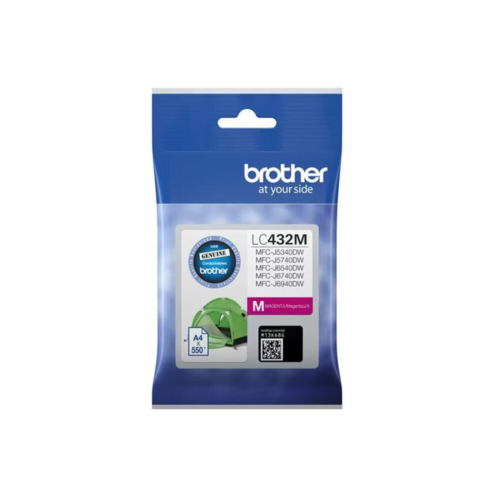 Brother LC-432 Magenta Ink Cartridge Toner LC432M