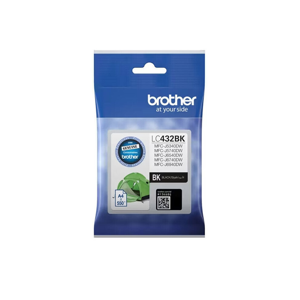 Brother LC-432 Black Ink Cartridge Toner LC432BK