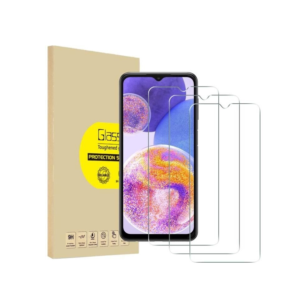 3X Tempered Glass Samsung Galaxy A23 5G Hd 9H Hardness Anti Scratch Bubble Free Samsung A23 X Case 7031193633884