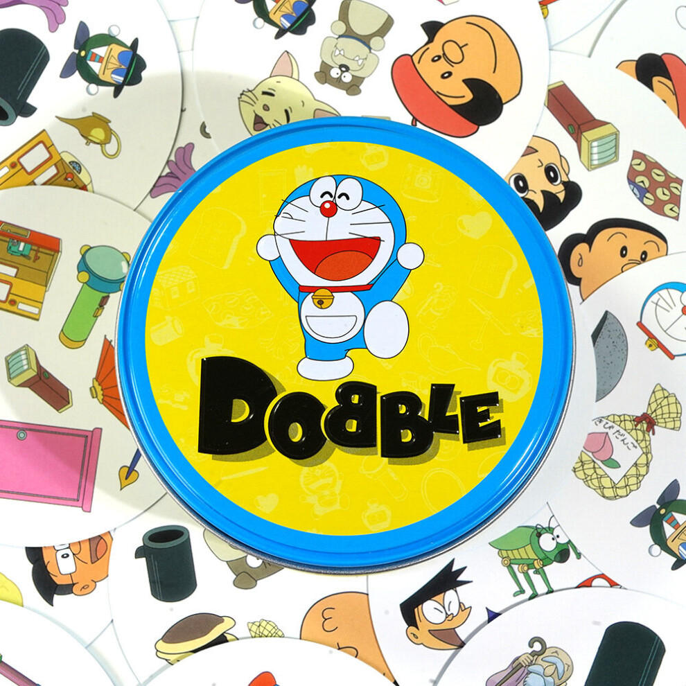 (Doraemon) Dobble Parentchild Gathering Puzzle Card  English Card Game