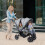 Casart Double Seat Baby Stroller w/ 2 Seats Adjustable Backrest& Safety Belts 11
