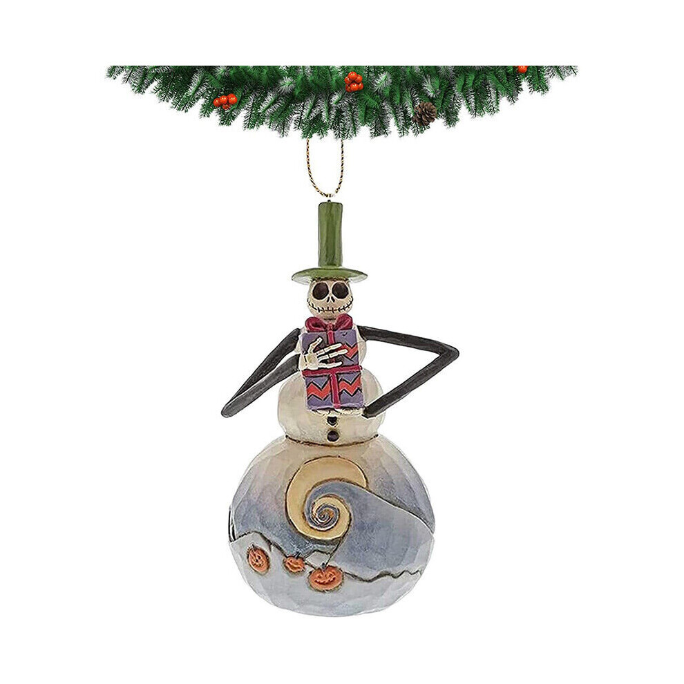 (#3) Halloween The Nightmare Before Jack Sally 2D Christmas Tree Pendant Decor Gift