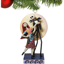 (#5) Halloween The Nightmare Before Jack Sally 2D Christmas Tree Pendant Decor Gift