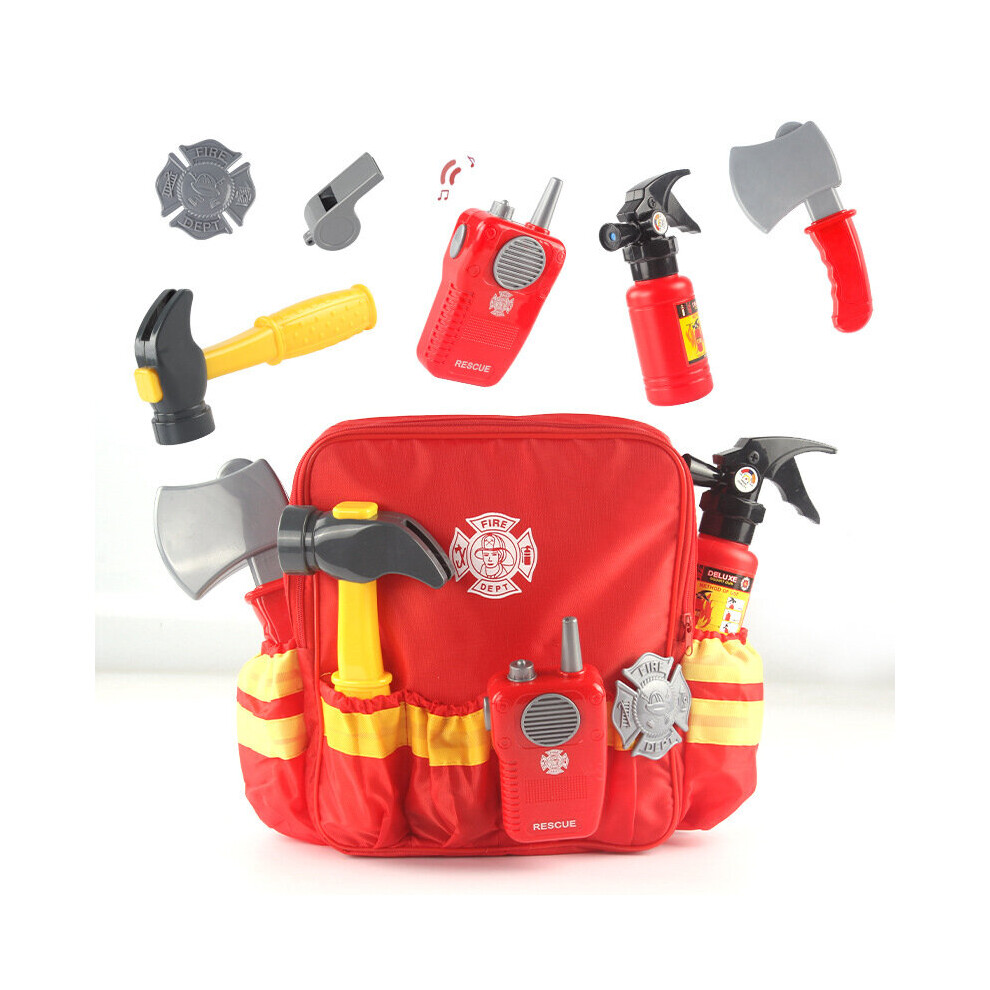 Fireman Costume Role Play Set Pretend Role Play Set With Rescue Tools